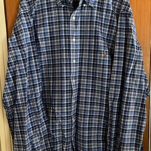 Blue Plaid Men's Ralph Lauren Shirt